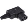 Schurter Konektor IEC C13, orientace těla: Pravý úhel, Kabel Vnější, 250V 15A