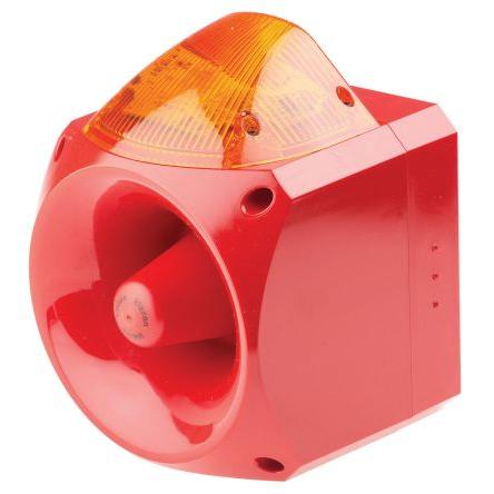 Klaxon Kombinace sirény a majáku, řada: Nexus Blikající světlo Elektronická siréna barva Žlutá IP65, IP67, IP66, IP21