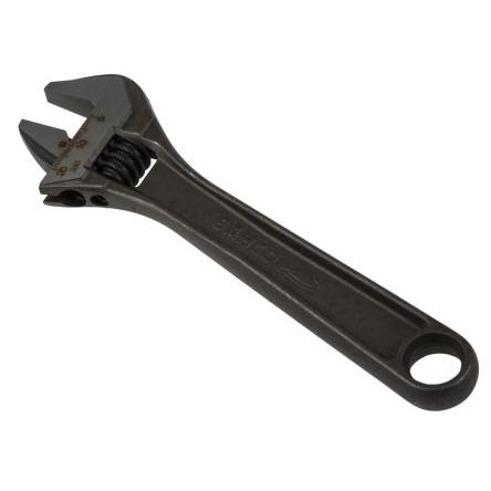 Klíč Nastavitelný klíč, celková délka: 155mm, Kov, Legovaná ocel, rozevření čelistí: 11.5 mm Bahco