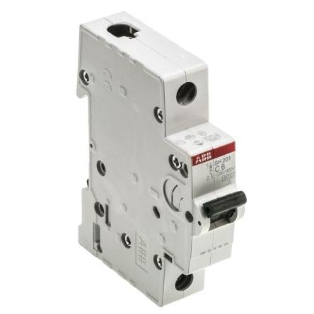 ABB Miniaturní jistič, rozsah: SH200 1pólový 6A vypínací výkon 6 kA, charakteristika: Typ C, rozsah: ComPact Home 440V