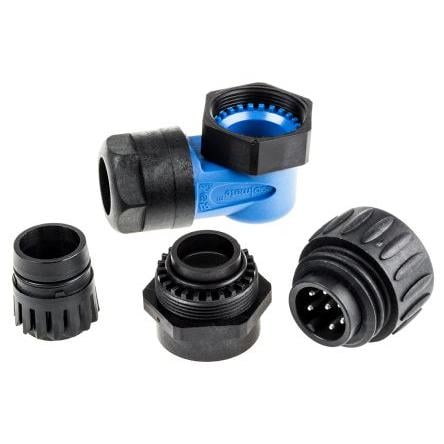 Kulatý konektor, počet kontaktů: 6, Kabel, velikost: Standard Amphenol Industrial, pohlaví kontaktu: Vnější, orientace