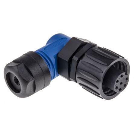 Kulatý konektor, počet kontaktů: 6, Kabel, velikost: Standard Amphenol Industrial, pohlaví kontaktu: Vnitřní, orientace