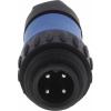 Kulatý konektor, počet kontaktů: 3, Kabel, velikost: Standard Amphenol Industrial, pohlaví kontaktu: Vnější, orientace