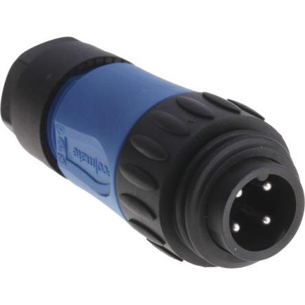 Kulatý konektor, počet kontaktů: 3, Kabel, velikost: Standard Amphenol Industrial, pohlaví kontaktu: Vnější, orientace