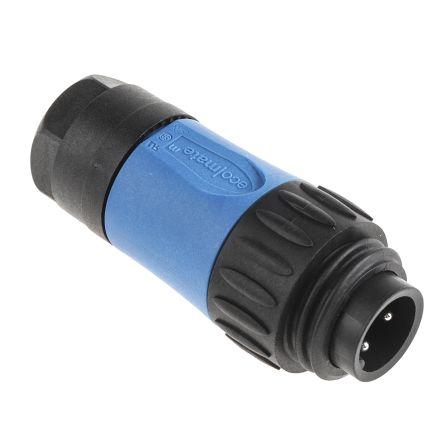 Kulatý konektor, počet kontaktů: 3, Kabel, velikost: Standard Amphenol Industrial, pohlaví kontaktu: Vnější, orientace