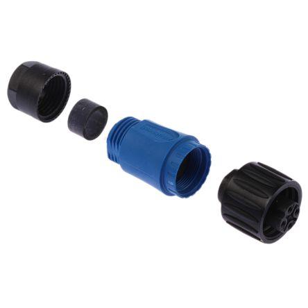 Kulatý konektor, počet kontaktů: 3, Kabel, velikost: Standard Amphenol Industrial, pohlaví kontaktu: Vnitřní, orientace