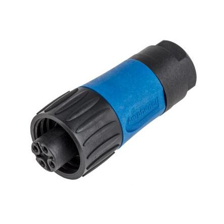 Kulatý konektor, počet kontaktů: 3, Kabel, velikost: Standard Amphenol Industrial, pohlaví kontaktu: Vnitřní, orientace