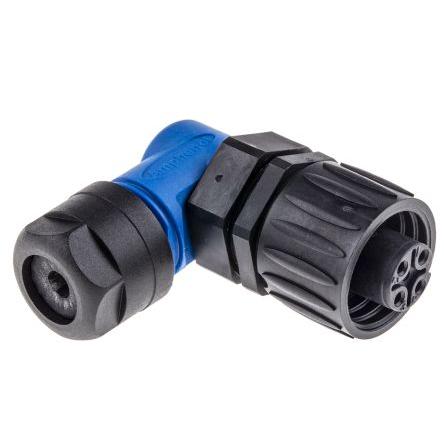 Kulatý konektor, počet kontaktů: 3, Kabel, velikost: Standard Amphenol Industrial, pohlaví kontaktu: Vnitřní, orientace
