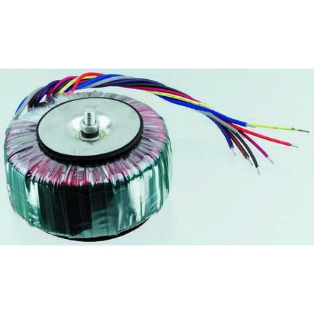 RS PRO Toroidní transformátor, počet výstupů: 2, primární napětí: 2 x 115 V ac, sekundární napětí: 2 x 55 V ac 30
