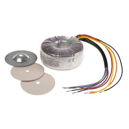 RS PRO Toroidní transformátor, počet výstupů: 2, primární napětí: 2 x 115 V ac, sekundární napětí: 2 x 12 V ac 50 VA