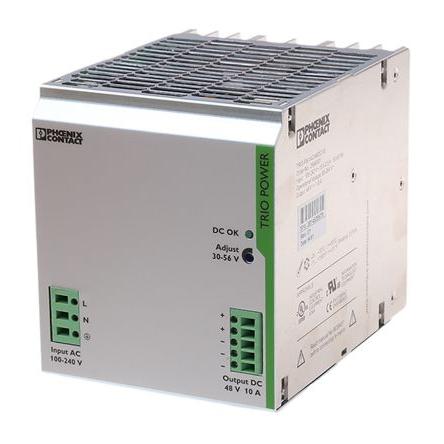 Phoenix Contact Napájecí zdroj na lištu DIN TRIO POWER, počet výstupů: 1 Spínaný režim 264V ac 10 A St. 56V dc DC 480 W