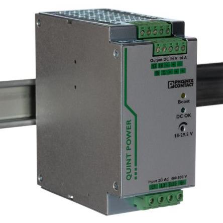 Phoenix Contact Napájecí zdroj na lištu DIN QUINT POWER, počet výstupů: 1 Spínaný režim 575V ac 10 A St. 29.5V dc DC 240