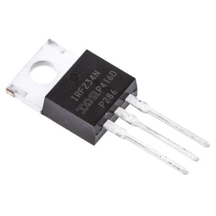 řada: HEXFET MOSFET IRFZ34NPBF N-kanálový 29 A 55 V Infineon, TO-220, počet kolíků: 3 kolíkový Vylepšení