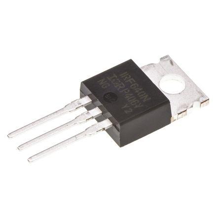 řada: HEXFET MOSFET IRF640NPBF N-kanálový 18 A 200 V Infineon, TO-220, počet kolíků: 3 kolíkový Vylepšení