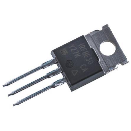 řada: IRFBE30 Výkonový MOSFET IRFBE30PBF N-kanálový 4.1 A 800 V Vishay, JEDEC TO-220AB, počet kolíků: 3 kolíkový