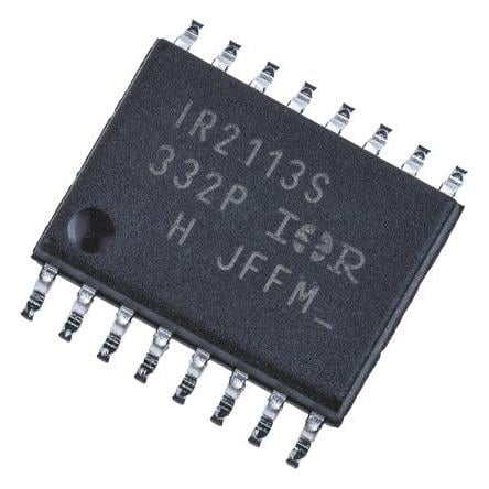 Infineon MOSFET IR2113SPBF MOSFET 2 2.5 A, počet kolíků: 16 kolíkový 20V, SOIC