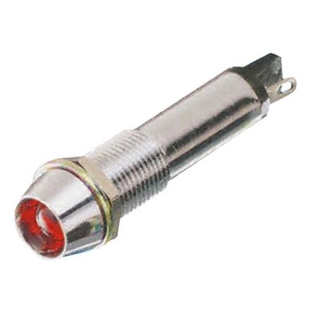Indikátor Zapuštěný barva Červená Pájecí plíšek, 24V dc Dialight