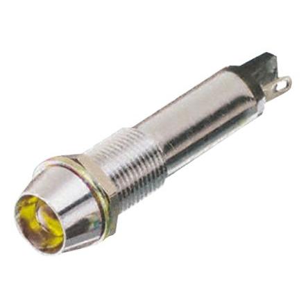 Indikátor Zapuštěný barva Žlutá Pájecí plíšek, 24V dc Dialight