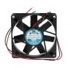 RS PRO Axiální ventilátor, řada: RS PRO, průtok vzduchu: 34 m³/h 1.1 W 12V dc 90 mA 80 mm 80mm 15 mm