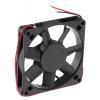 RS PRO Axiální ventilátor, řada: RS PRO, průtok vzduchu: 51 m³/h 2.3 W 12V dc 180 mA 80 mm 80mm 15 mm