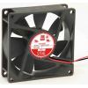 RS PRO Axiální ventilátor, řada: RS PRO, průtok vzduchu: 52.7 m³/h 1.67 W 24V dc 60 mA 80 mm 80mm 25 mm