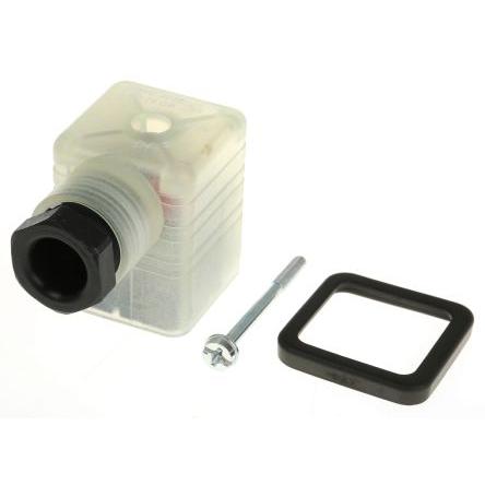 Hirschmann Konektor elektromagnetického ventilu, řada: GDML, formát pólů: 2P+E DIN 43650 A, Šroubová svorka velikost