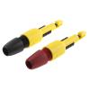 Pomona Háčková svorka, 2 mm, velikost zásuvky: 4 mm, Červená, Černá 1A, 70V dc, délka: 102 mm, Nylon, materiál kontaktu: