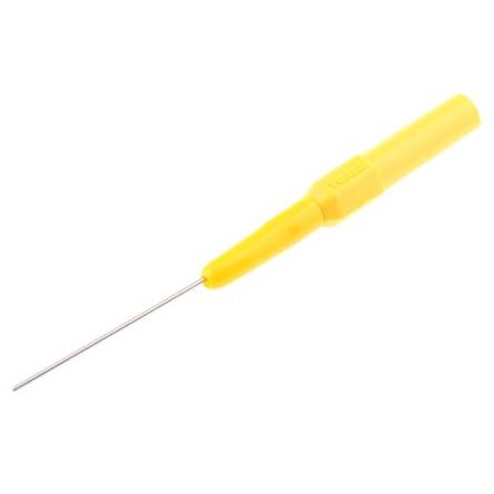 Zkušební sonda, 670V dc, Žlutá Pevný, 1.62 mm Pomona 4 mm 3A