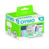 Dymo Role do tiskáren štítků Bílá Černá 57 mm Dymo 450 Turbo, Dymo 450 DUO, Dymo Wireless, Dymo 450, Dymo 4XL, Dymo 450