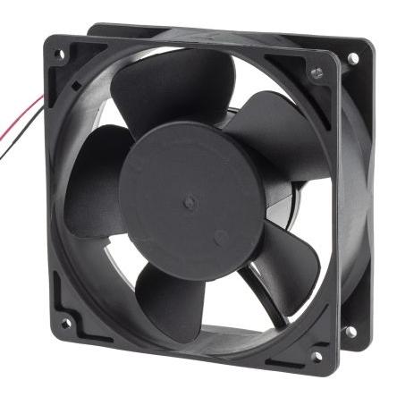 RS PRO Axiální ventilátor, řada: RS PRO, průtok vzduchu: 178.4 m³/h 6 W 12V dc 500 mA 120 mm 120mm 38.5 mm
