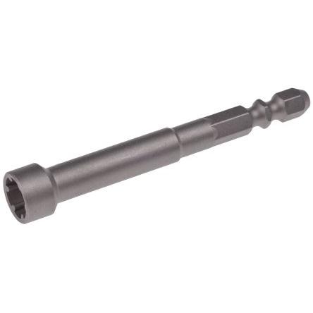 RS PRO Bit šroubováku, Chrom-vanadová ocel, typ hlavice: Nulový systém, Čtvercový, celková délka: 75mm, T3, počet kusů: