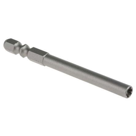 RS PRO Bit šroubováku, Chrom-vanadová ocel, typ hlavice: Nulový systém, celková délka: 75 mm, T3, počet kusů: 1