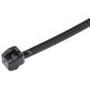 Stahovací páska Nerozpojitelné 118-00030 T18ROS-PA66HS-BK 100 mm 2.5mm Černá Nylon 66 HellermannTyton