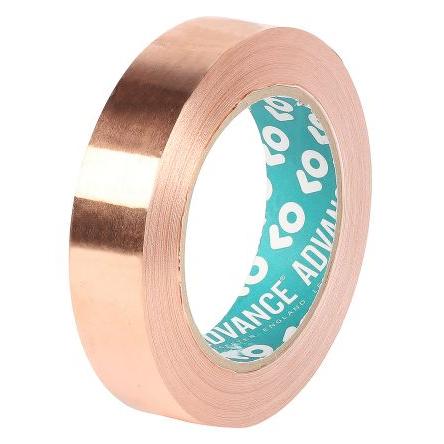 Kovová páska Vodivý V souladu s normami EN 25mm, délka: 33 m 4.5N/cm AT528 Advance Tapes