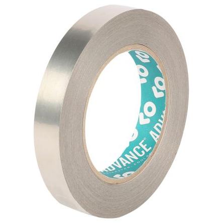 Kovová páska Vodivý V souladu s normami EN Cín 10mm, délka: 33 m 5N/cm AT536 Advance Tapes