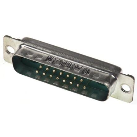 Amphenol Communications Solutions Konektor D-Sub, řada: DW, počet kontaktů: 17, orientace těla: Rovný, Krimpovací, 300V,