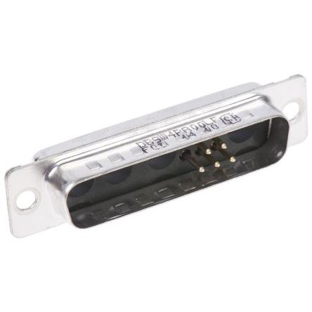 Amphenol Communications Solutions Konektor D-Sub, řada: DW, počet kontaktů: 9, orientace těla: Rovný, Kabel, 300V,