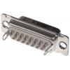 Amphenol Communications Solutions Konektor D-Sub, počet kontaktů: 15, orientace těla: Rovný 2.74 mm, Montáž do panelu