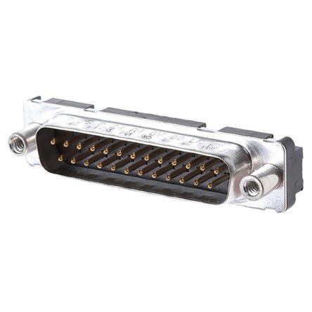 Amphenol Communications Solutions Konektor D-Sub, řada: Delta D, počet kontaktů: 25, orientace těla: Rovný 2.76 mm,
