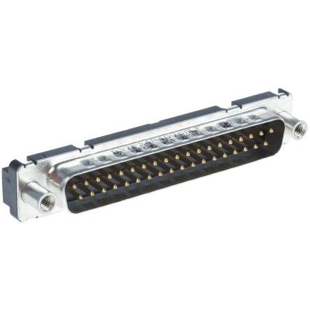 Amphenol Communications Solutions Konektor D-Sub, řada: Delta D, počet kontaktů: 37, orientace těla: Rovný 2.76 mm,