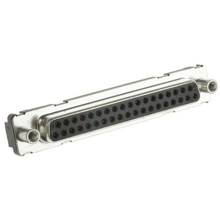 Amphenol Communications Solutions Konektor D-Sub, řada: Delta D, počet kontaktů: 37, orientace těla: Rovný 2.76 mm,