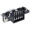 Amphenol Communications Solutions Konektor D-Sub, řada: Delta D, počet kontaktů: 9, orientace těla: Pravý úhel 2.74 mm,