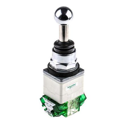 Schneider Electric Joystickový, řada: Harmony 9001K IP66 2osý Páka Pomalé přerušení 3 A, 550mA Šroubová svorka 240 V ac
