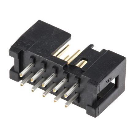 3M Konektor PCB, řada: 2500, Deska-deska, Vodič-deska, počet kontaktů: 10, počet řad: 2, rozteč: 2.54 mm, orientace