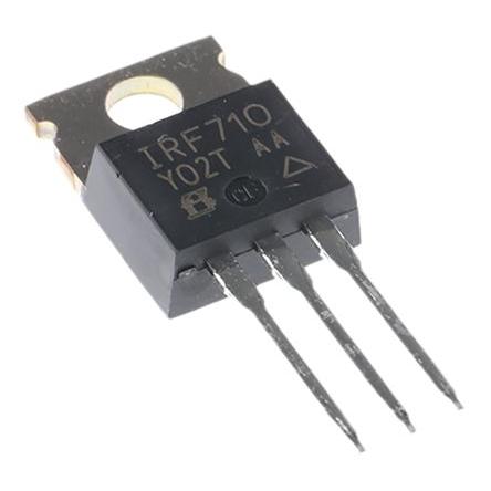 řada: IRF710 Výkonový MOSFET IRF710PBF N-kanálový 1.2 A 400 V Vishay, JEDEC TO-220AB, počet kolíků: 3 kolíkový Vylepšení