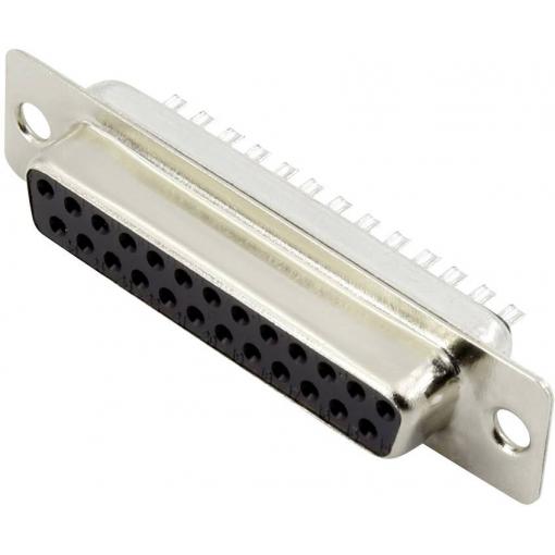 Connfly DS1033-25FBNSISS-CT D-SUB zásuvka 180 ° Pólů: 25 pájené 1 ks