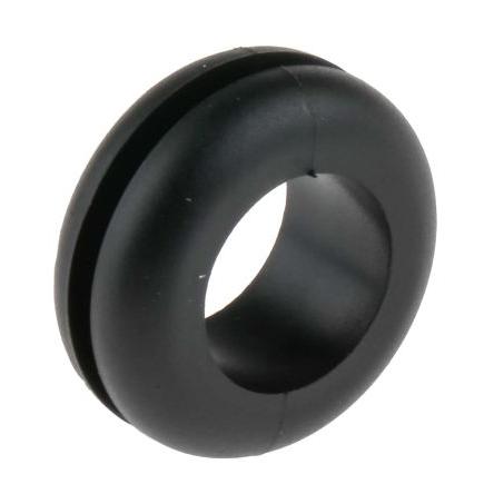 Kabelová průchodka Kabelová průchodka až 9.5 mm Polyvinylchlorid Černá RS PRO 12.5 mm