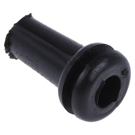 Kabelová průchodka Kabelová průchodka až 6.35 mm Polyvinylchlorid Černá RS PRO 9.52 mm