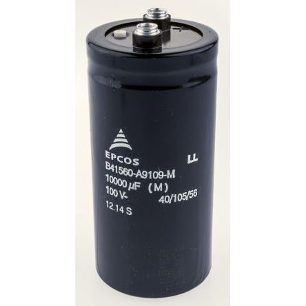 Kondenzátor, řada: B41560 0.1 F ±20 % 9mΩ 25V dc, Šroubová svorka TDK