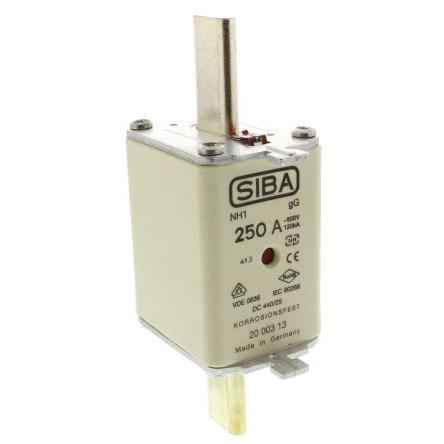 Pojistka NH 250A NH1 SIBA 500V ac
